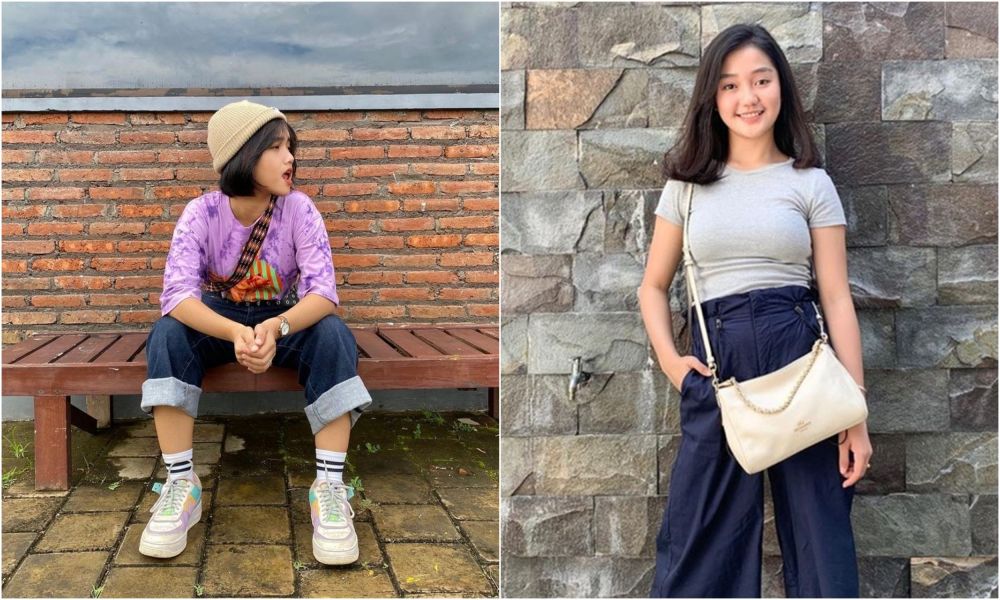 11 Beda gaya Fuji dan Chandrika Chika, kasual hingga girly