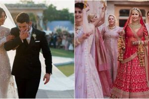 Gaun pengantin 11 seleb Bollywood, milik Katrina Kaif berhias kristal