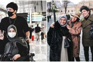 9 Momen Aurel bertemu keluarga Halilintar, ibu Atta cium perut mantu