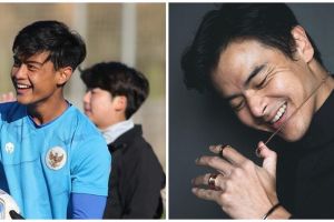 7 Potret kemiripan pesepak bola Pratama Arhan dan Dion Wiyoko