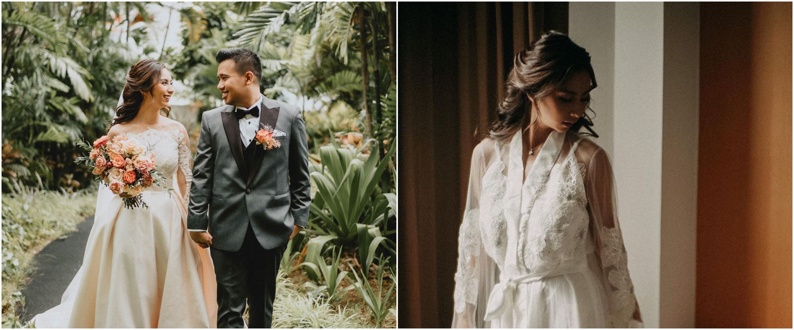 11 Potret gaun nikah Clairine Clay, rancangan desainer ternama