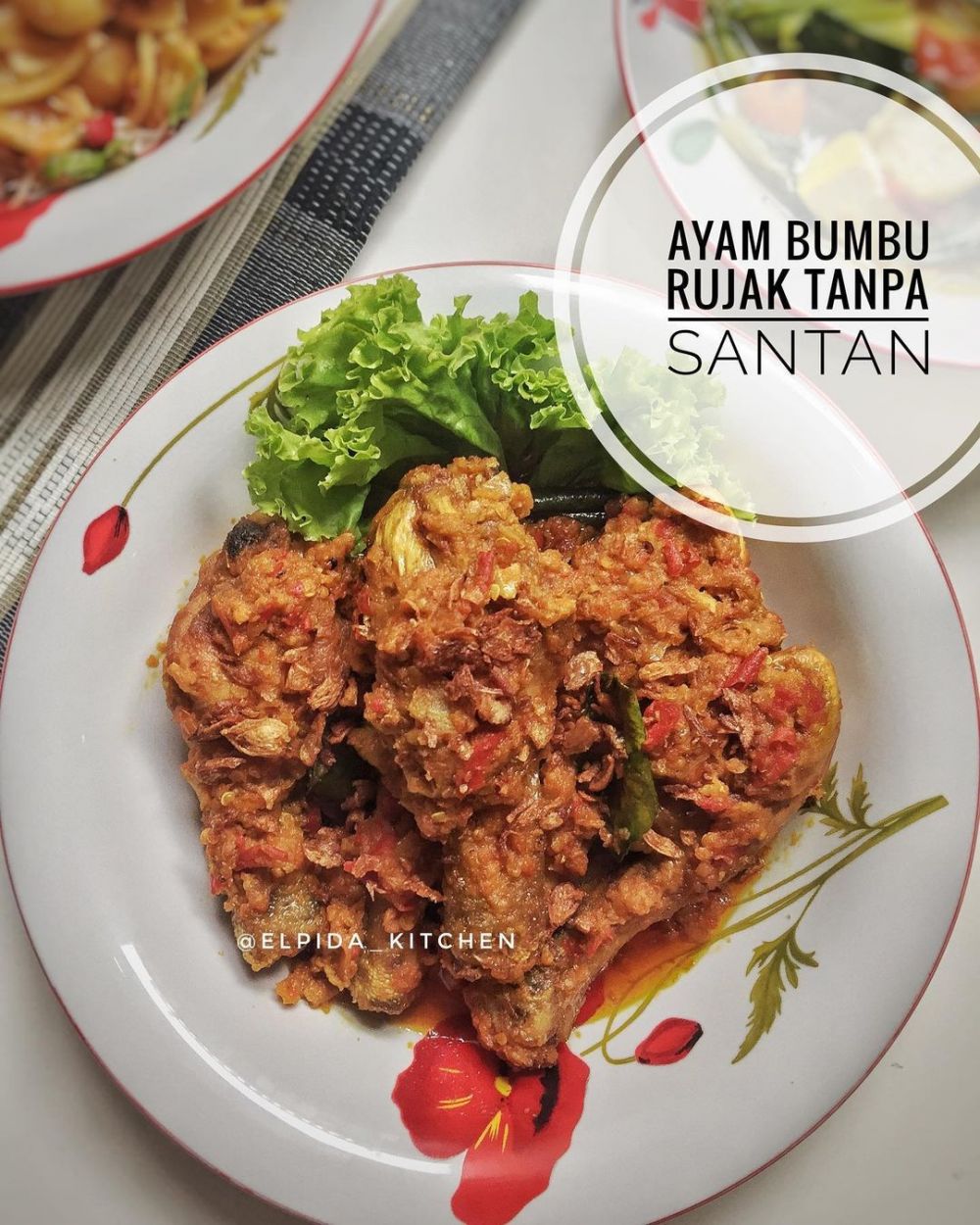 13 Cara membuat ayam bumbu rujak tanpa santan, sedap dan nikmat