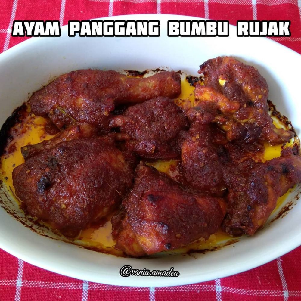 13 Cara membuat ayam bumbu rujak tanpa santan, sedap dan nikmat
