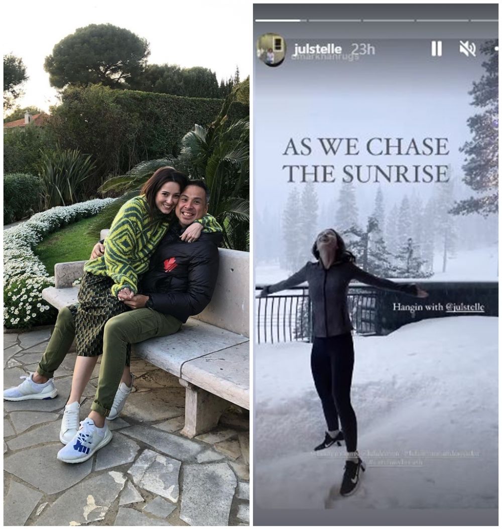 9 Seleb ini rayakan Natal perdana sebagai suami istri, penuh suka cita