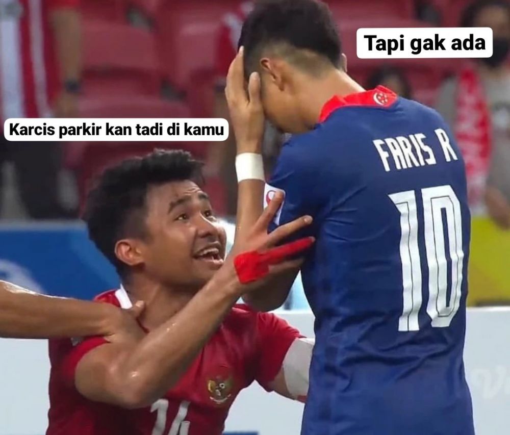 11 Meme timnas kalahkan Singapura, gagal penalti & aksi Hassan Sunny