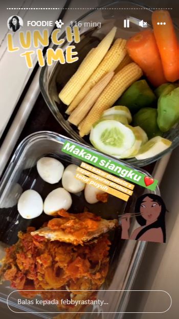 11 Menu makan siang ala Febby Rastanty ini menyehatkan, mudah dibuat