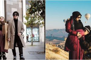 7 Gaya Aurel Hermansyah liburan di Turki, stylish dengan perut buncit