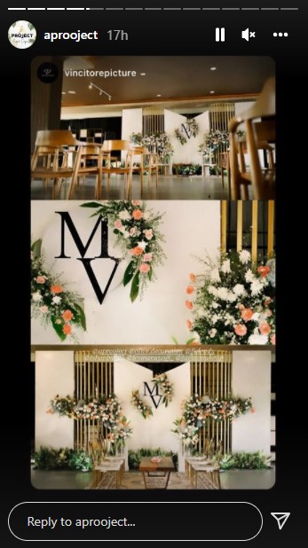 9 Momen lamaran pebulu tangkis Shesar Hiren Rhustavito dan kekasih