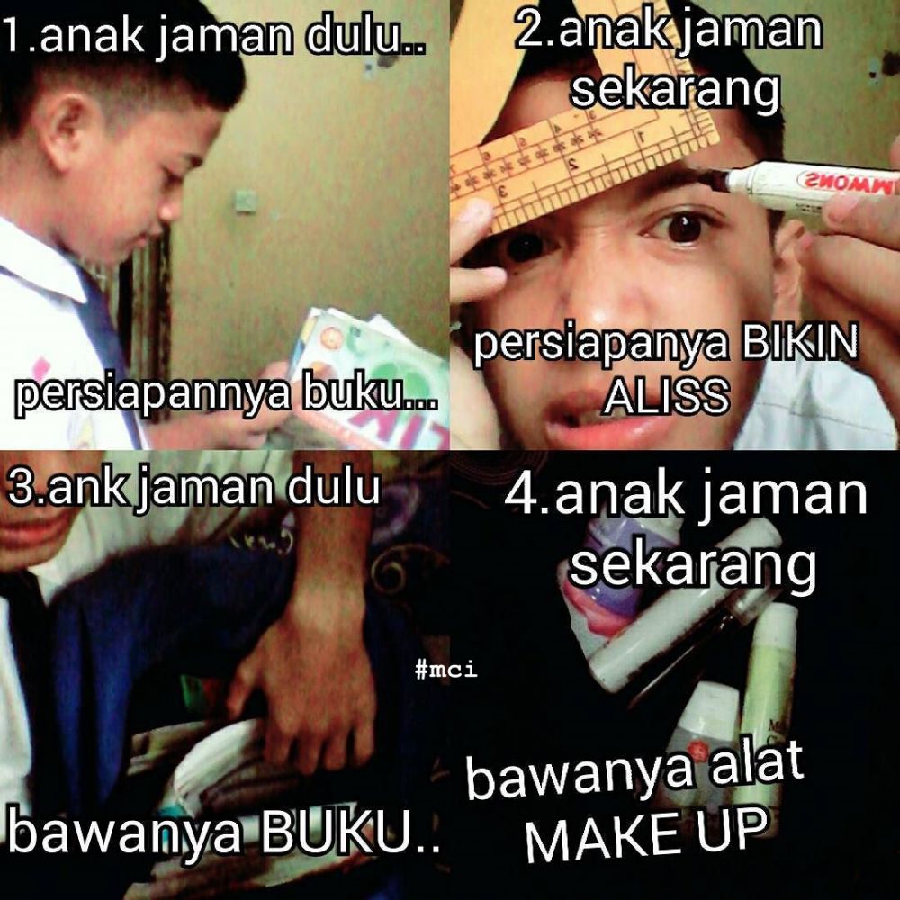 13 Meme beda anak sekolah zaman dulu dan sekarang bikin angguk setuju
