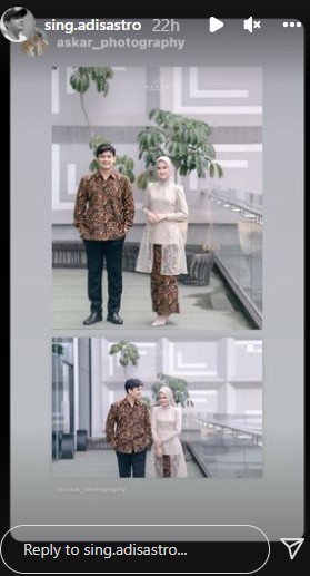 7 Momen lamaran Adi Sastro mantan Glenca Chysara, calon istri disorot