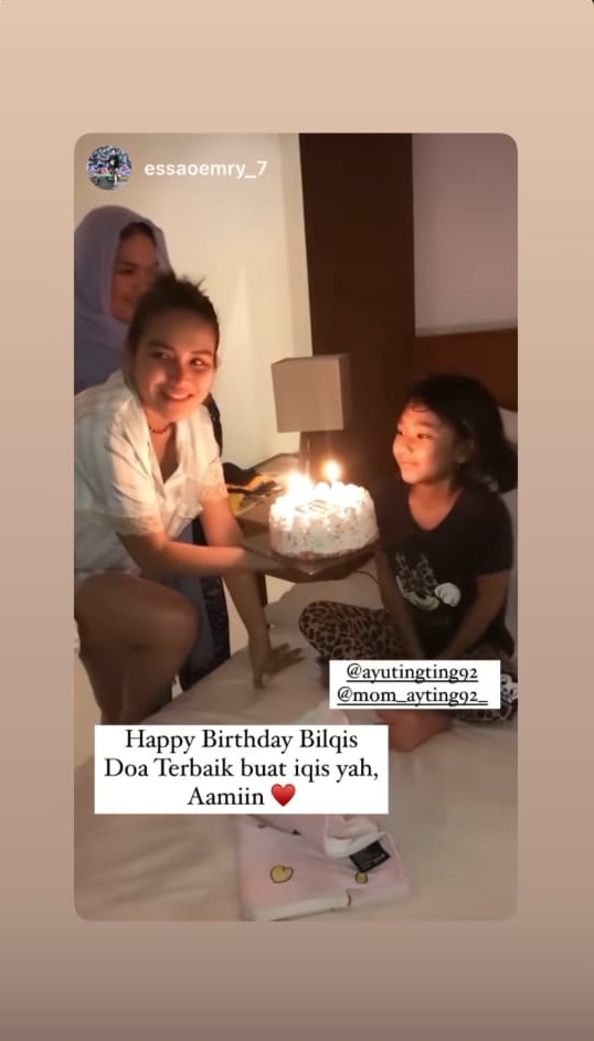 9 Momen kejutan ultah Bilqis anak Ayu Ting Ting, dirayakan di Bali