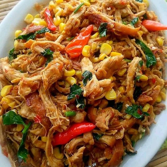 13 Resep bumbu ayam suwir, gurih, berempah, dan meresap sempurna