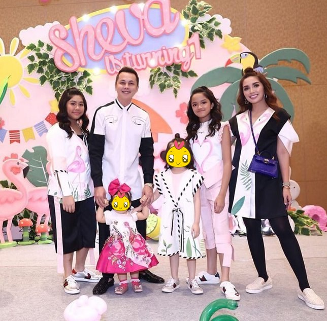 Ide perayaan ultah anak 9 presenter, anak Ibnu Jamil bertema Rapunzel