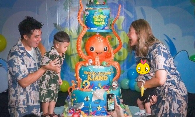 Ide perayaan ultah anak 9 presenter, anak Ibnu Jamil bertema Rapunzel