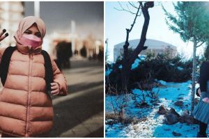 9 Gaya Arsy Hermansyah liburan di Turki, tampil anggun berhijab