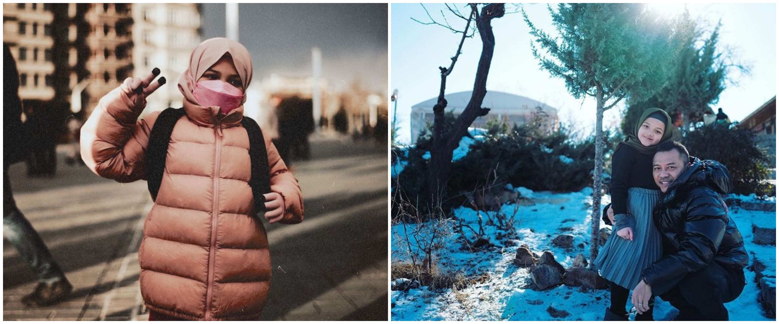 9 Gaya Arsy Hermansyah liburan di Turki, tampil anggun berhijab