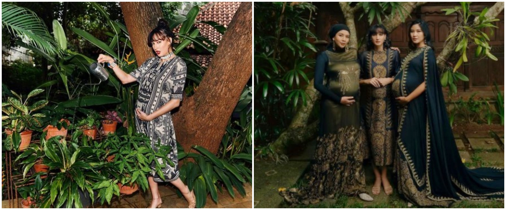 11 Potret maternity shoot Nadine Chandrawinata, estetik penuh makna