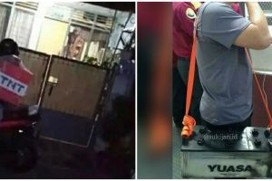 11 Potret lucu orang gendong barang ini penampakannya kocak