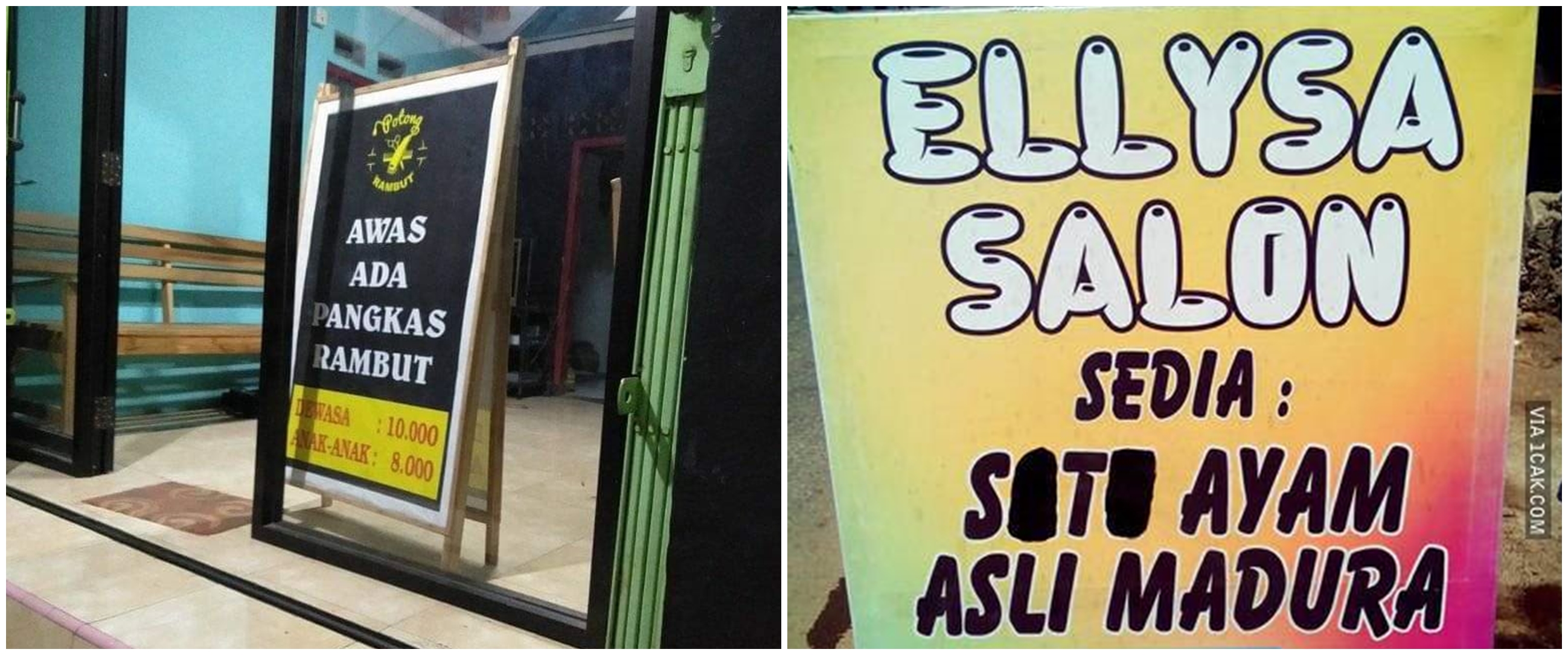 13 Cara lucu orang promosi salon, idenya nggak terduga