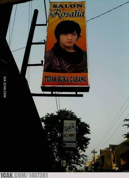 13 Cara lucu orang promosi salon, idenya nggak terduga