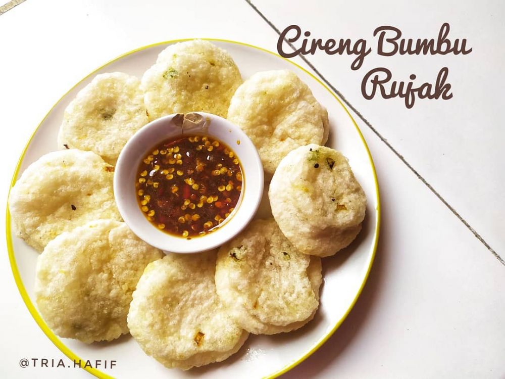 13 Resep cireng bumbu rujak, krispi, gurih, dan pedasnya nampol