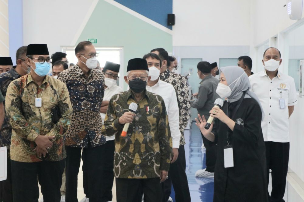 Kunjungi Paragon, Ma'ruf Amin targetkan industri halal mendunia 2024