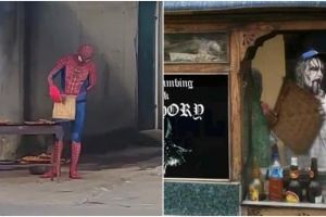 13 Gaya nyeleneh orang jualan, lucunya bikin pembeli auto heran