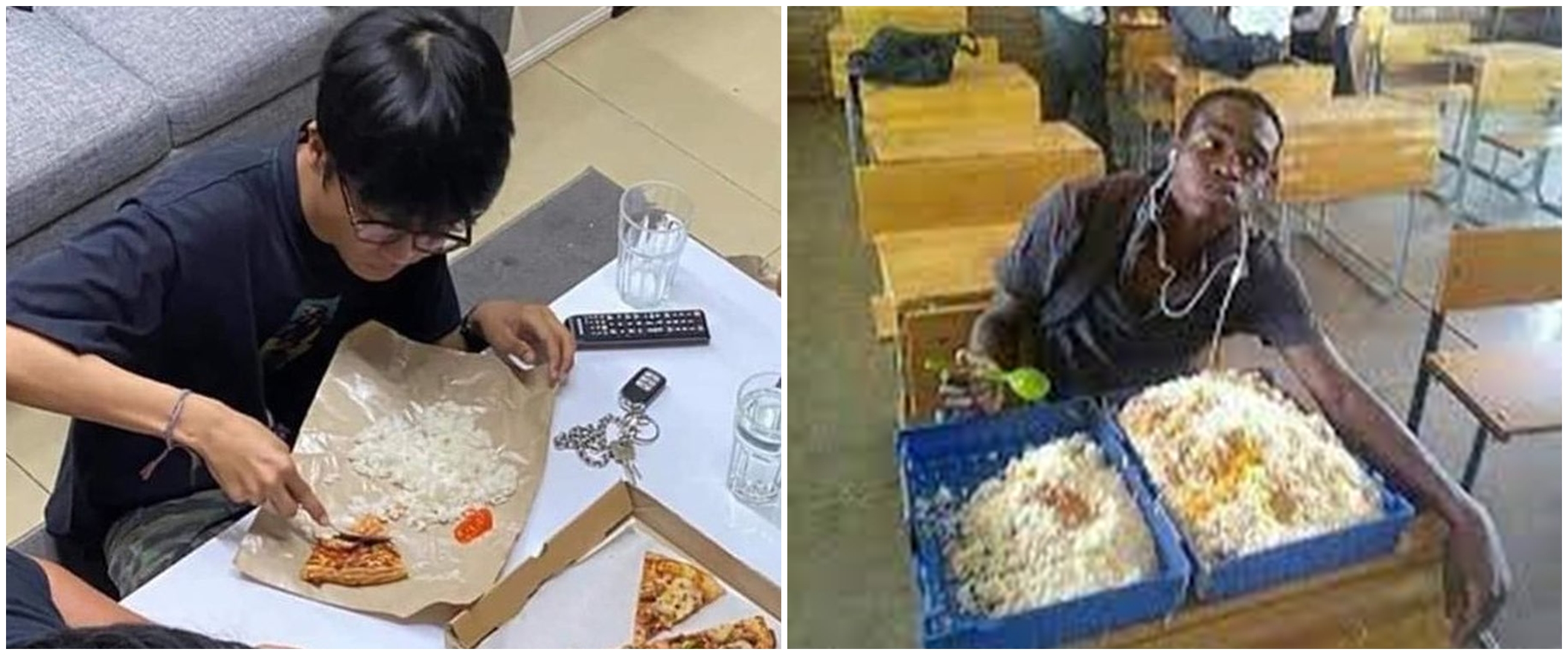 10 Momen lucu orang makan asal kenyang, bikin heran lihatnya