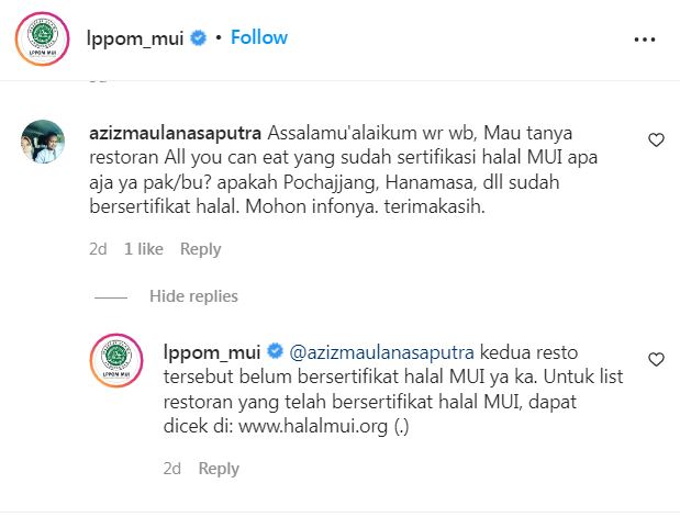 Ramai Hanamasa, ini 3 cara cek restoran bersertifikat halal MUI