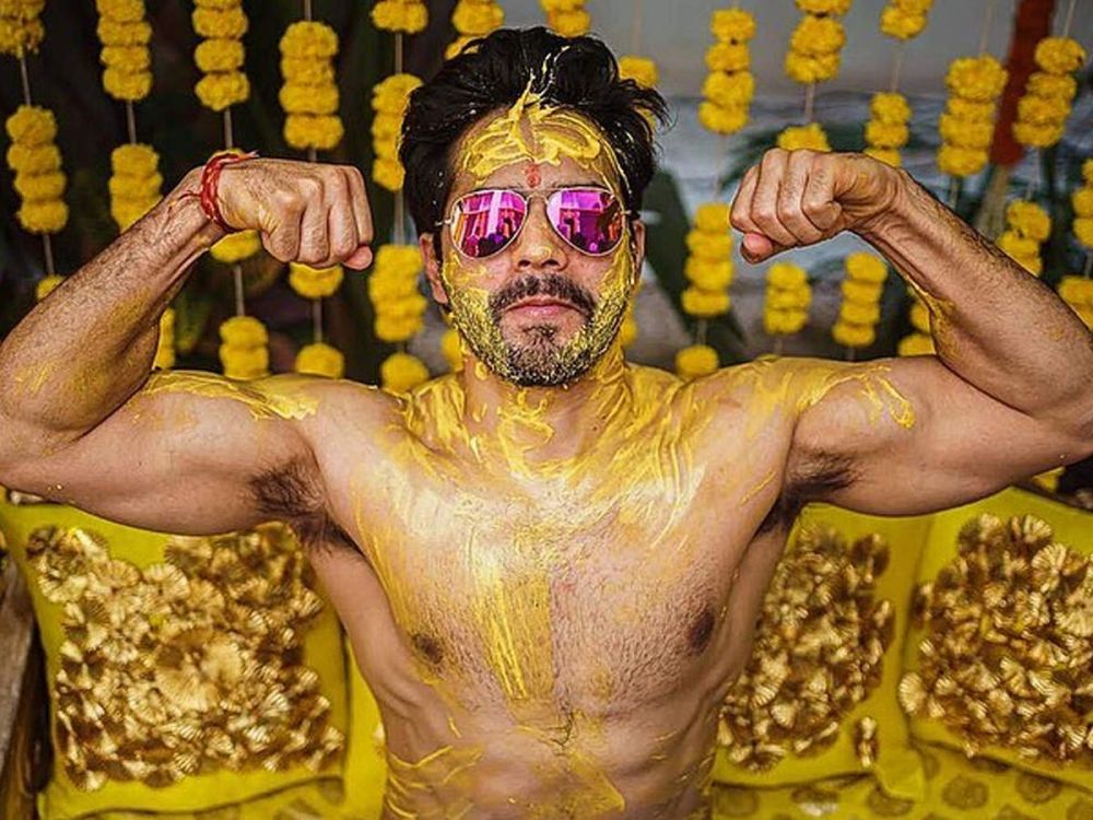 Momen ritual haldi jelang nikah 9 pasangan seleb Bollywood, meriah