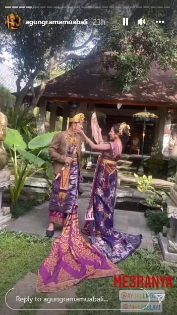 9 Momen kebersamaan Zikri Daulay dan Ayu Aulia, seru liburan ke Bali