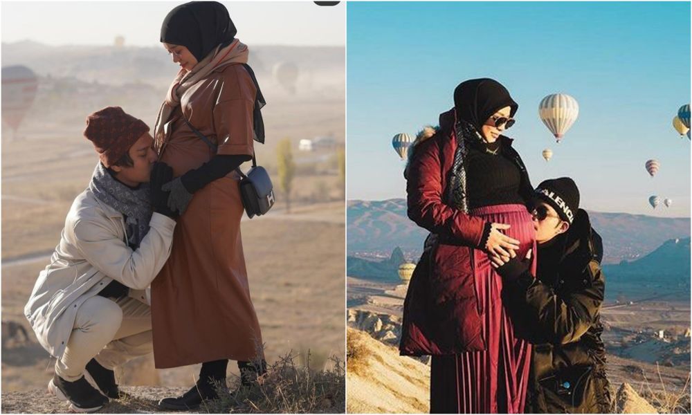 Nikmati babymoon, 9 beda gaya Lesty Kejora & Aurel Hermansyah di Turki