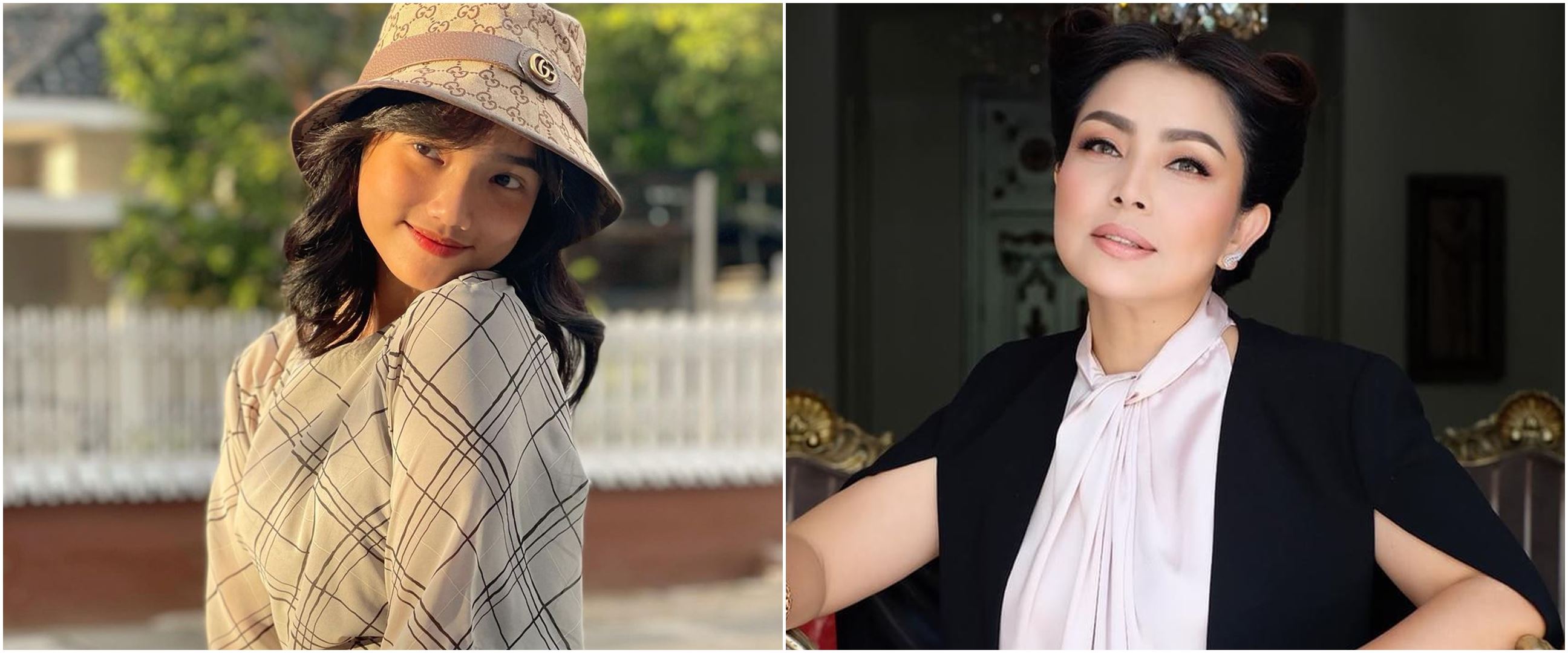 Momen pertemuan Fuji dan Mayangsari, parasnya disorot