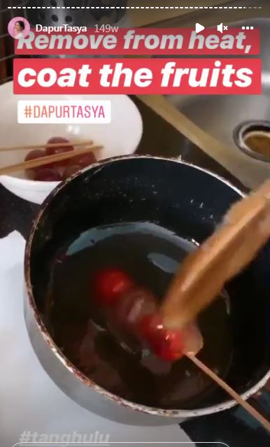 7 Trik Tasya Kamila bikin tanghulu, antigagal dan gampang ditiru