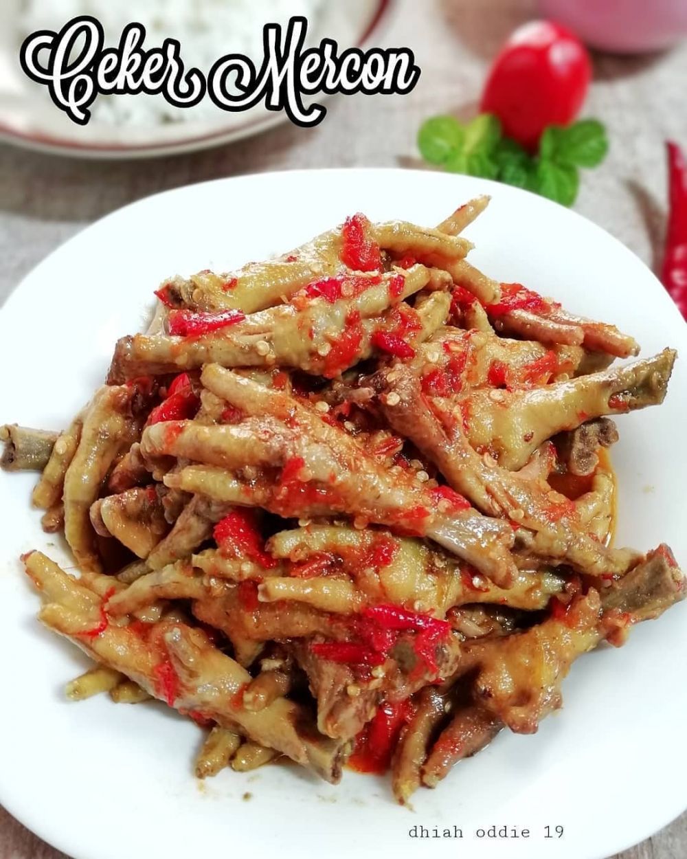 13 Resep bumbu ceker mercon, pedas dan meresap