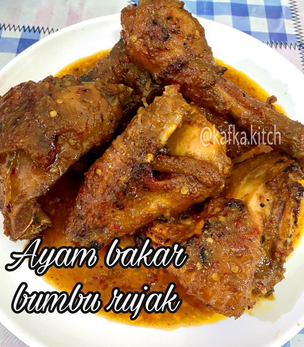 15 Resep ayam bakar bumbu rujak, lezat dan bikin nagih