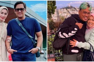 Gaya pemotretan 7 presenter bareng keluarga bertema jadul, ikonik abis