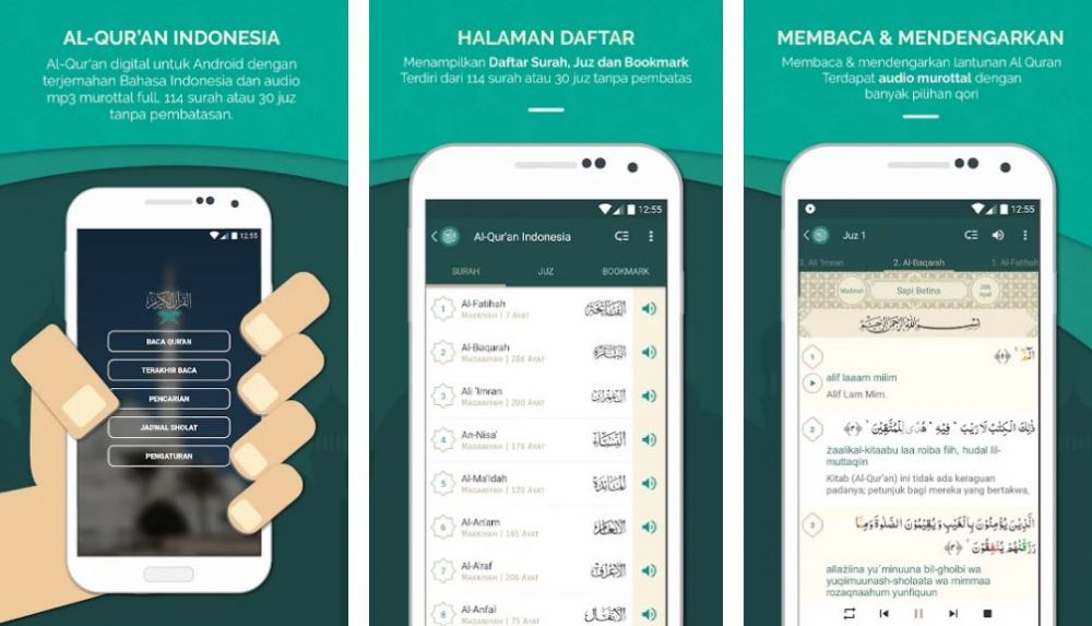 9 Aplikasi Al Quran di smartphone Android, bikin hati semakin tenang