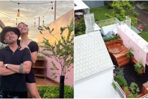 11 Potret rooftop rumah Sharena Delon, dilengkapi ruang meeting & gym