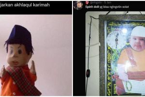 Tengah hits, 11 potret spirit doll ala warganet ini nyeleneh abis