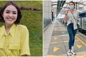 Momen Amanda Manopo reuni bareng teman SMP, jalan-jalan naik MRT