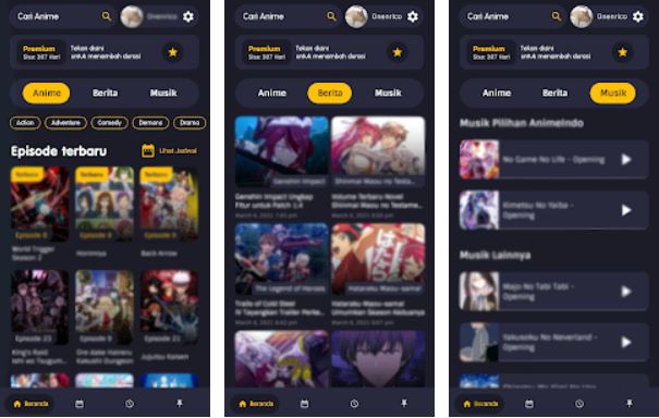 15 Aplikasi nonton anime sub Indo, koleksi lengkap & bisa hemat kuota