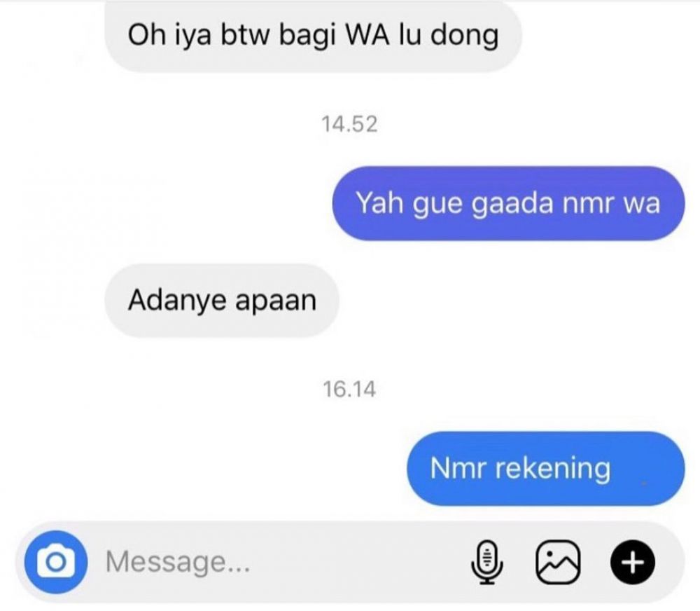13 Chat lucu cara ngeles waktu PDKT, apa kata gebetan ya?
