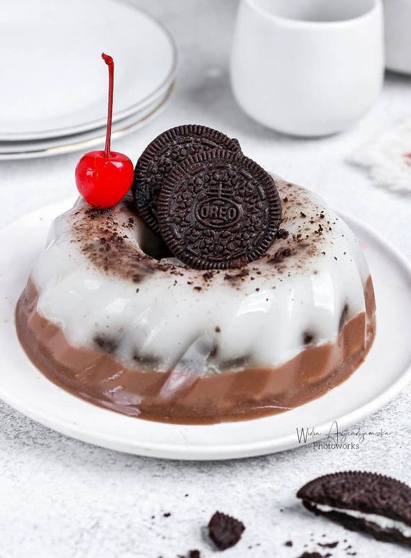 13 Cara membuat puding cokelat Oreo, manis, lembut, dan simpel