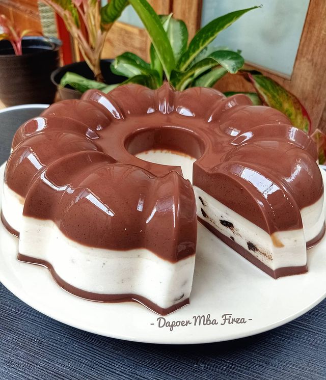 13 Cara membuat puding cokelat Oreo, manis, lembut, dan simpel