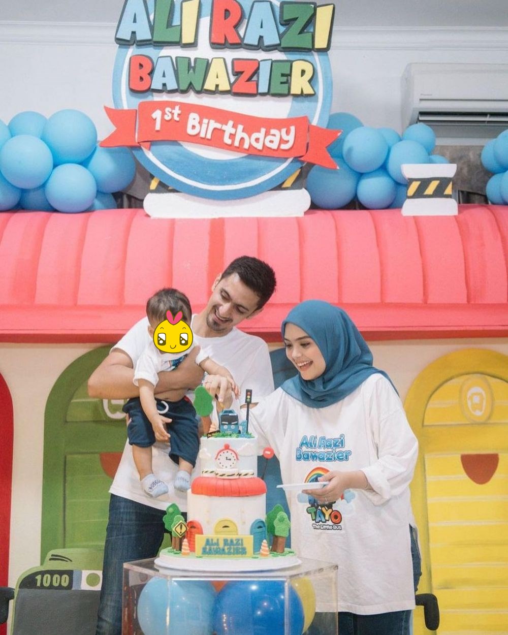 Ceria bertema Tayo, ini 9 momen ulang tahun anak Vebby Palwinta