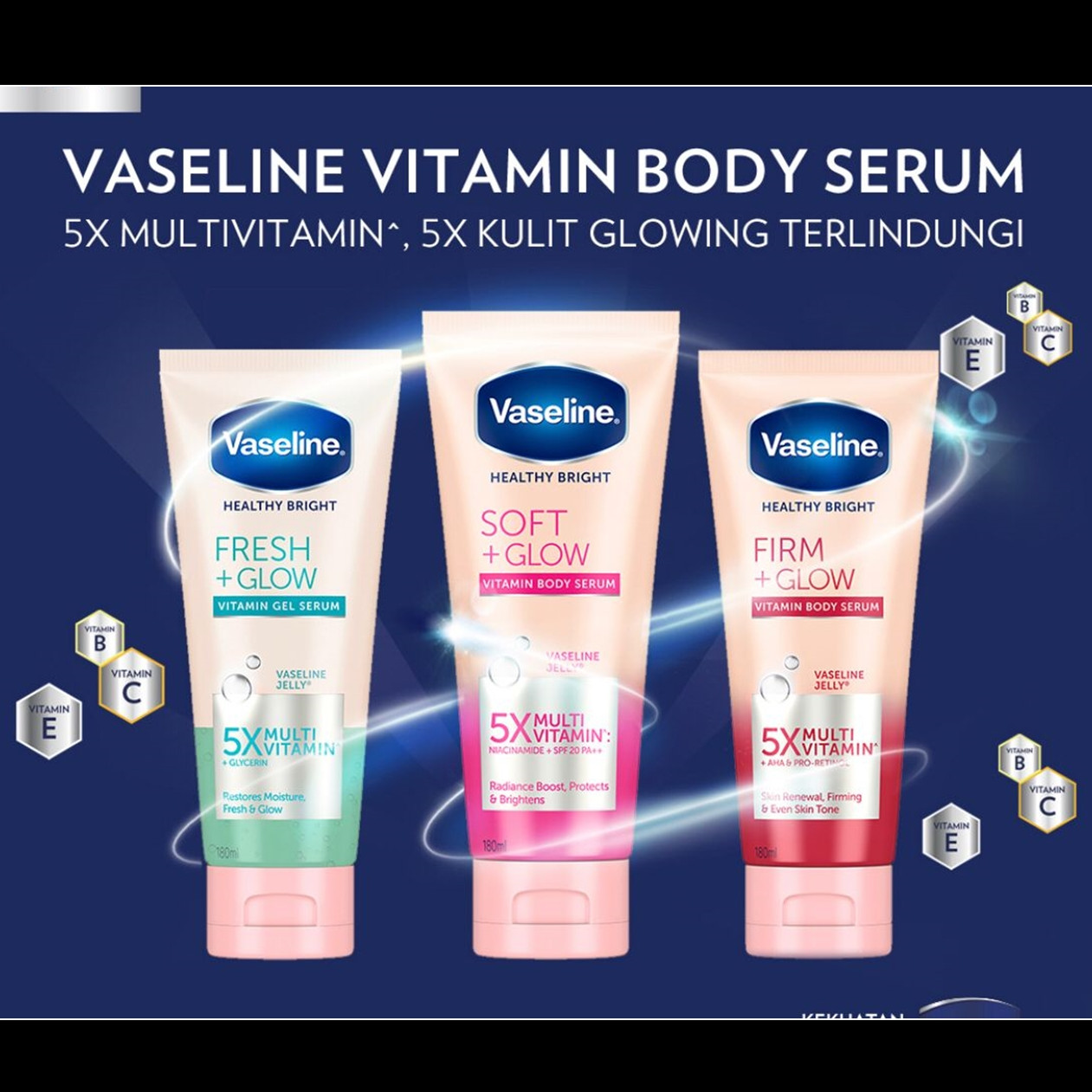 6 Manfaat Vaseline Body Serum, bantu cerahkan kulit