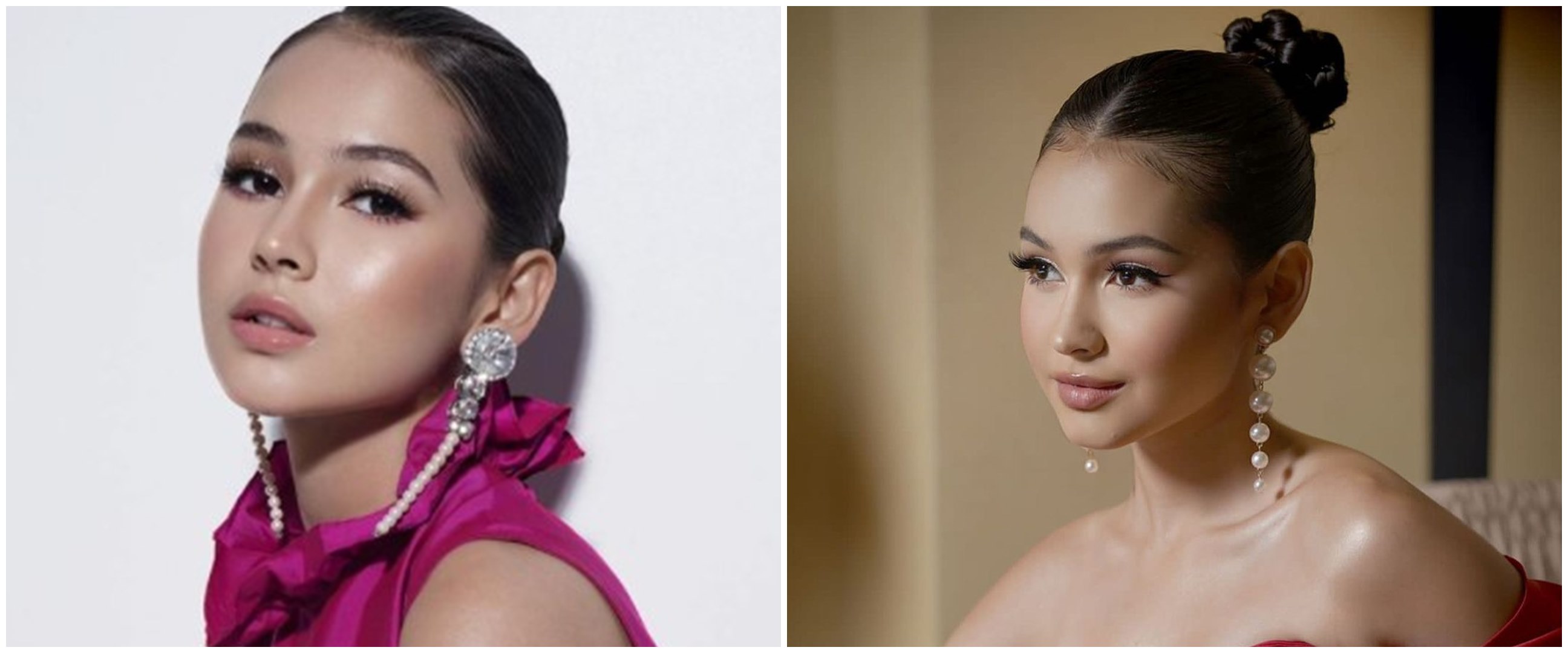 9 Momen ulang tahun ke-15 Sandrinna Michelle, anggun pakai dress merah