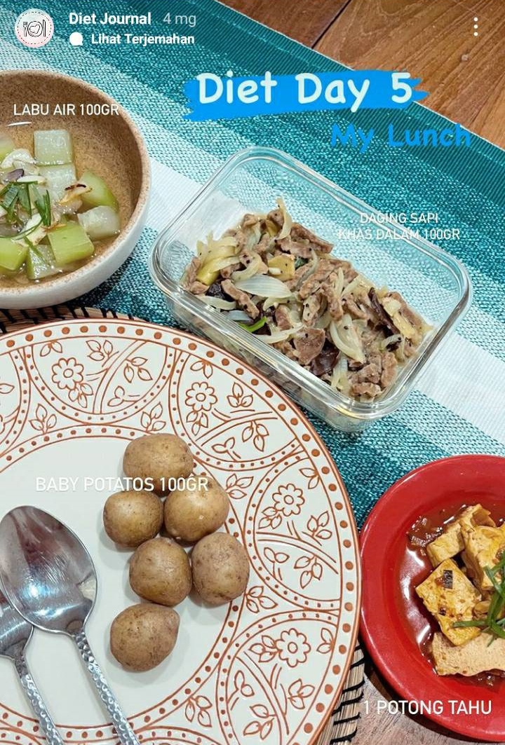 Menu makan siang 10 seleb saat diet, tetap kenyang tanpa nasi putih