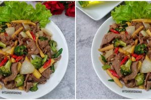Resep daging sapi brokoli masak jahe, enak dan sederhana